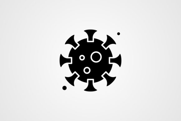 Download Vector Coronavirus Glyph Icon - Coronavirus Collection