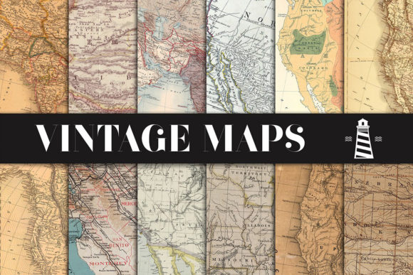 Download Vintage Maps Backgrounds - Maps Collection