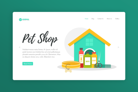 Download Website Illustration-Animal-Pet-Shop - Illustration Collection