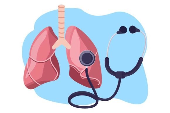Download Illustration Lung Medical Checkup - Illustration Collection