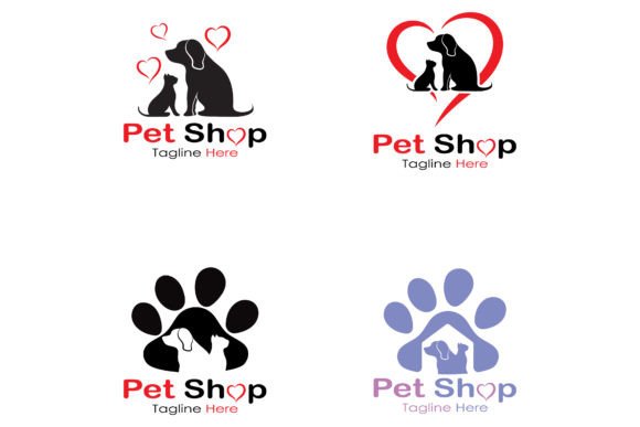 Download Pet Shop Logo Design Icon Illustration - Illustration Collection