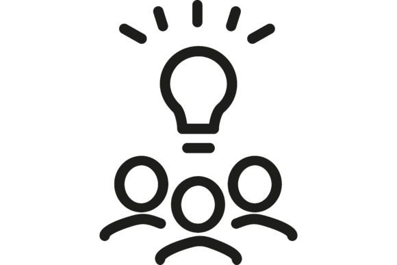 Download Brainstorming Line Icon. Team, Bulb, New - Team Collection