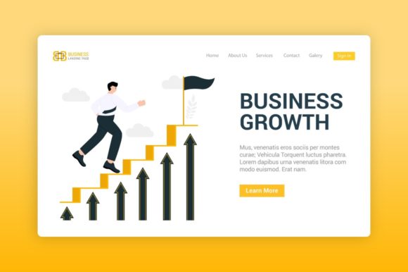 Download Website Illustration - Business Growth - Illustration Collection