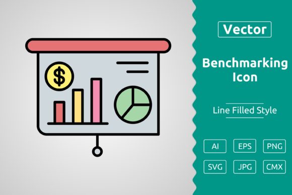 Download Vector Benchmarking Filled Outline Icon - Benchmarking Collection