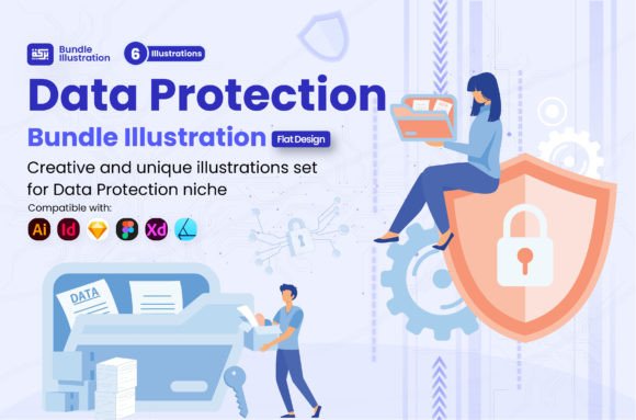 Download Illustration of Data Protection - Illustration Collection