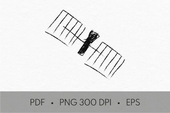 Download Satellite Hand Drawn Doodle Illustration - Illustration Collection