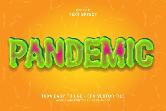 Download Editable Text Effect Pandemic Styles - Pandemic Collection